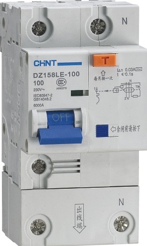 DZ158LE-100剩余电流动作断路器
